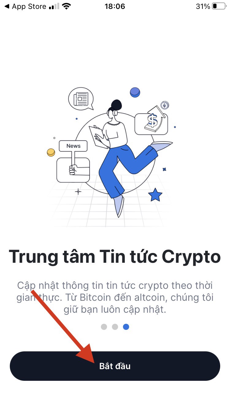 Bắt đầu đăng ký tài khoản AZCoiner