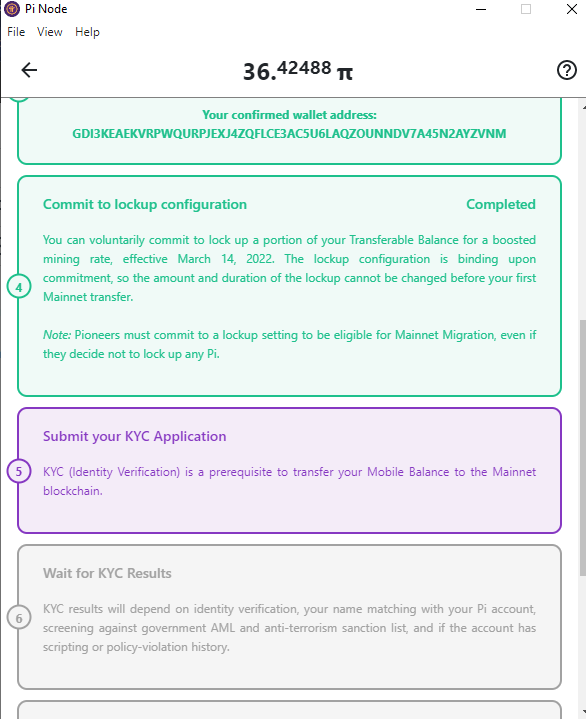 Gửi đơn đăng ký KYC